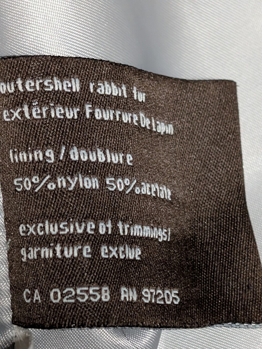 Danier Rabbit Fur Coat - Picture 4 of 9